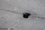Дыра на дороге по ул. Правда в Запорожье Дыра на дороге по ул. Правда в Запорожье
